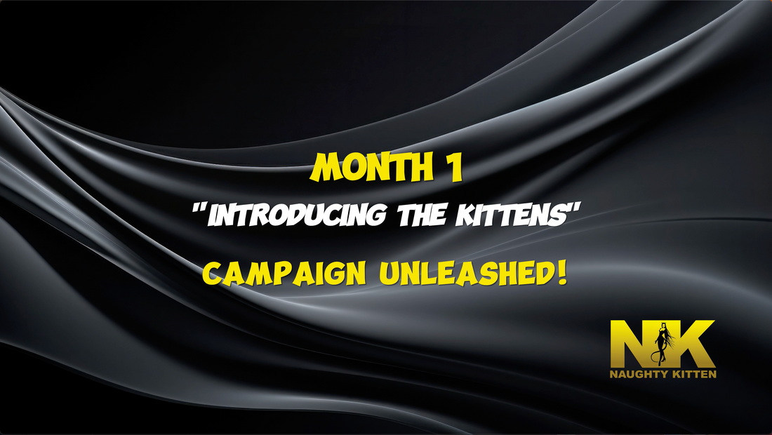 Naughty Kitten Clothing - The Kittens "Introducing The Kittens" Campaign Unleashed Banner