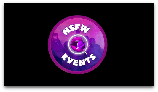 Naughty Kitten Clothing Partner: NSFW Events Logo banner Image