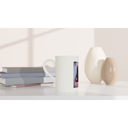 White 10oz Porcelain Slim Mug