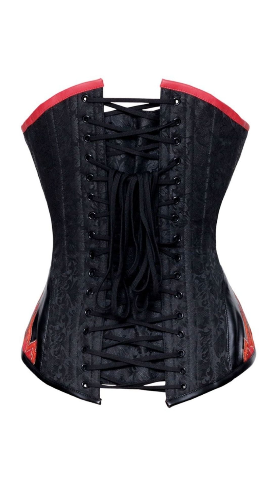 Naughty Kitten Clothing Astrid Dragon Corset Rear View Kitten Luci-Purr