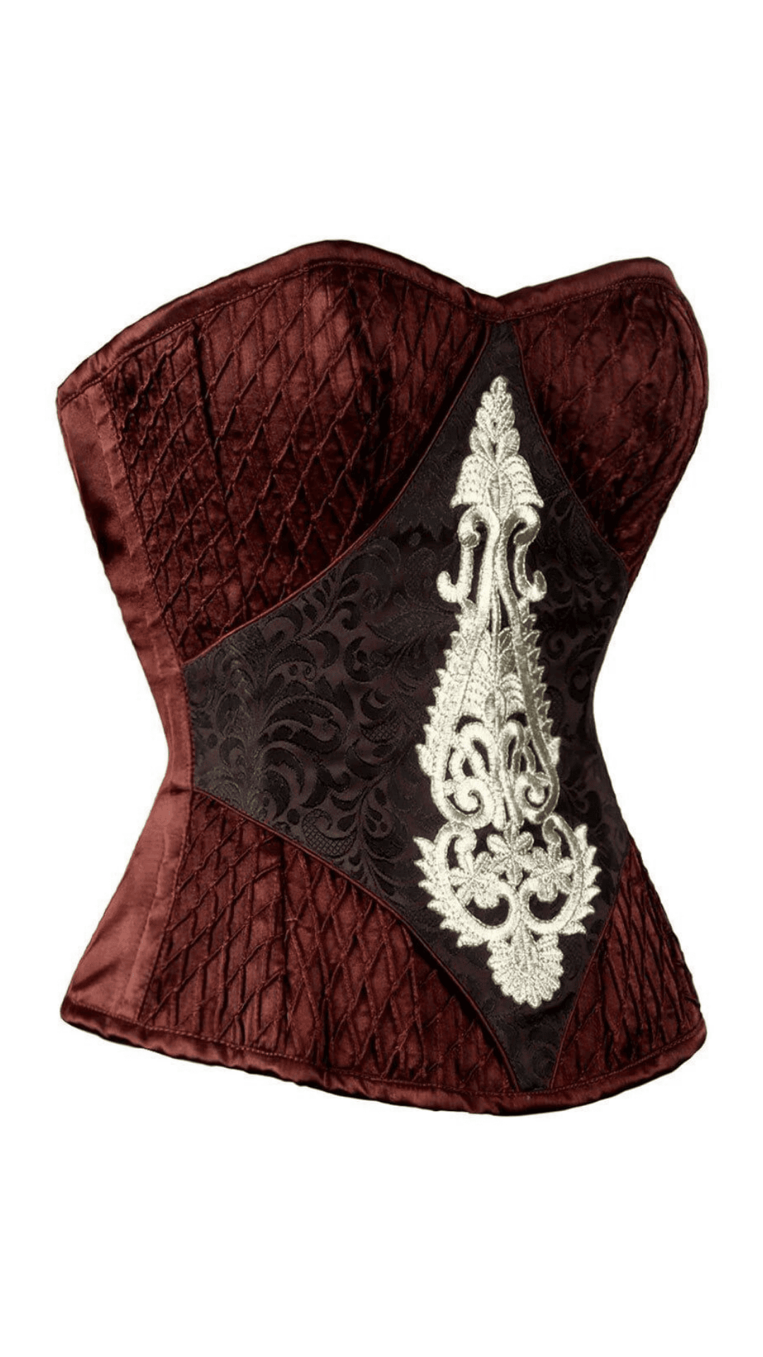 Naughty Kitten Clothing Autumn Deluxe Embroidery Corset Side View