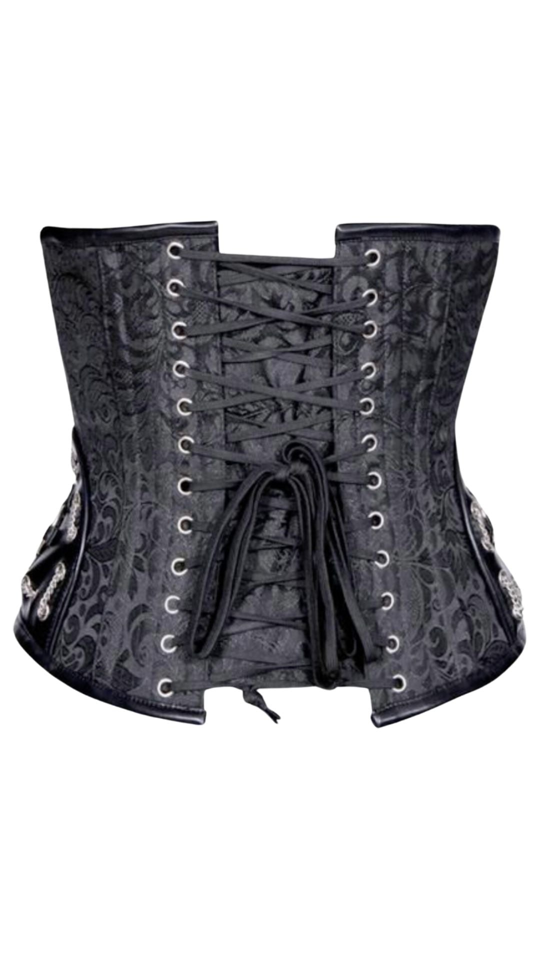 Naughty Kitten Clothing Bouncer Candy Underbust Corset Corset Rear View