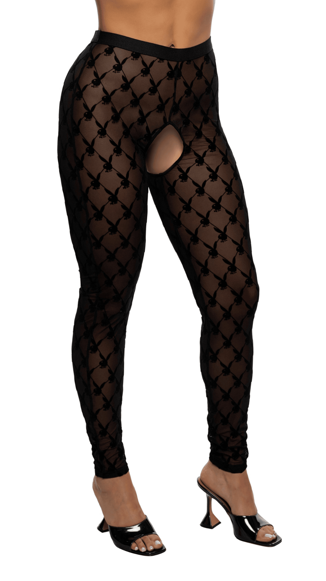 Burnout Bunny Footless Tights