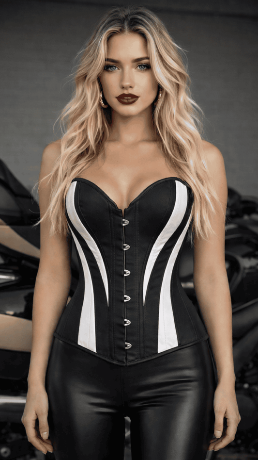 Naughty Kitten Clothing Chrissie Sweetheart Corset Front View Women's Waist Cincher