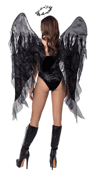 Naughty Kitten Clothing Dark Angels Lusty Costume Rear View Halloween Costume