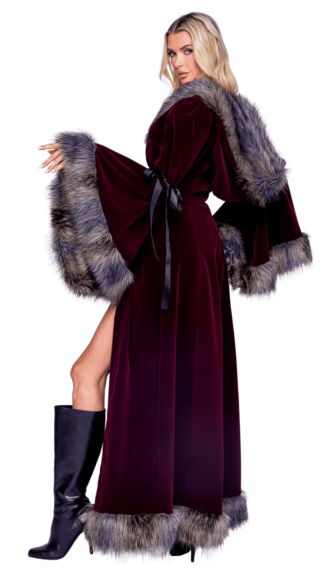 Naughty Kitten Clothing Deluxe Red Riding Hood Costume Rear View halloween Costume