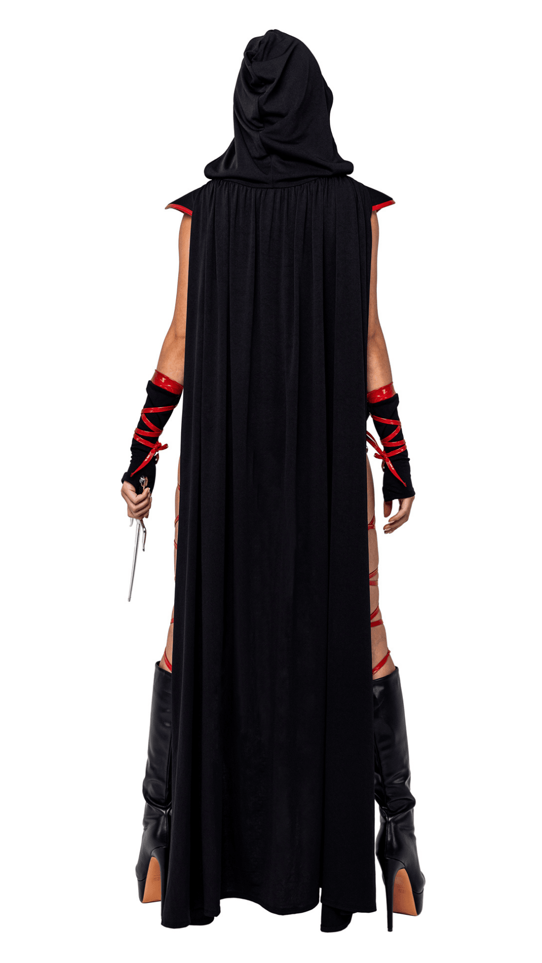 Dragonfire Ninja Costume Rear View - Naughty Kitten Clothing Halloween Costume