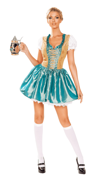 Beer Girl Costume - Naughty Kitten Clothing Oktoberfest Costume Halloween Costume Front View