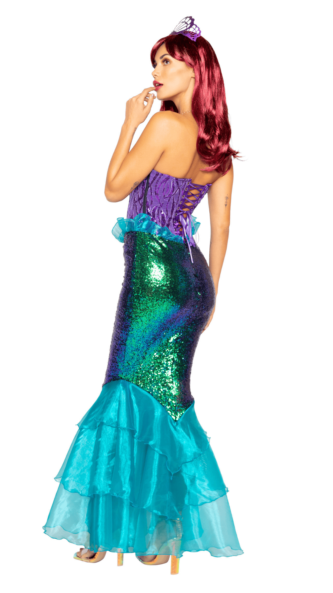 Naughty Kitten Clothing Majestic Mermaid Costume Rear View Halloween Costume