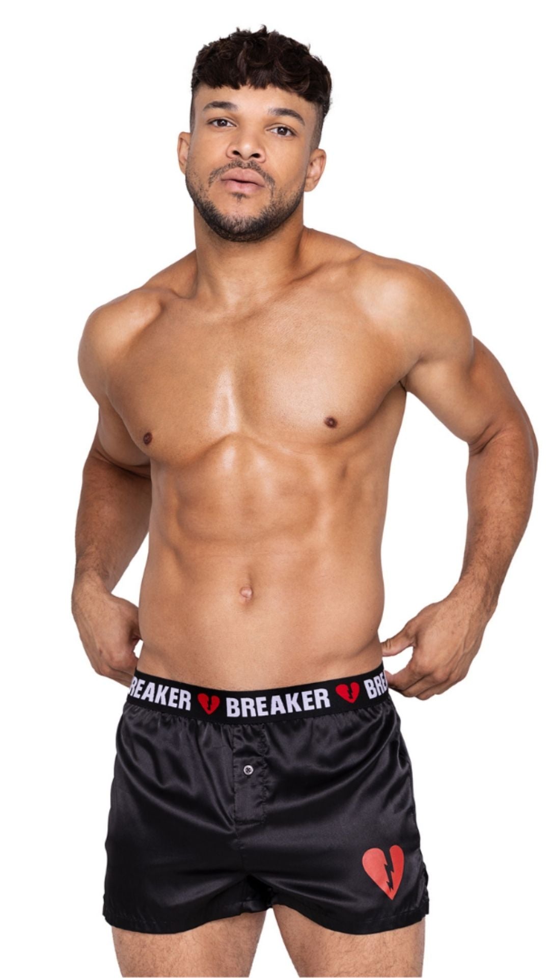 Naughty Kitten Clothing Heartbreaker Boxers Front Men's Underwear Lingerie