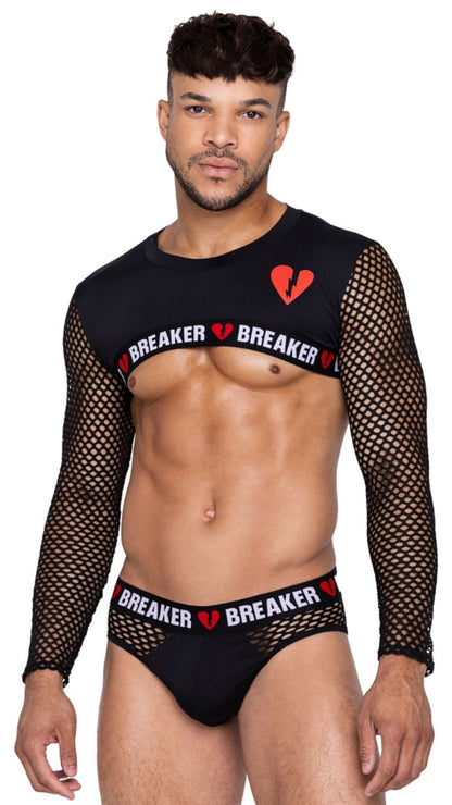 Naughty Kitten Clothing Heartbreaker Briefs Front View Men's Underwear