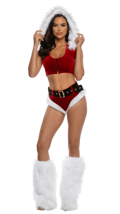 Naughty Kitten Clothing Holiday Vixen Costume Front View Christmas Costume