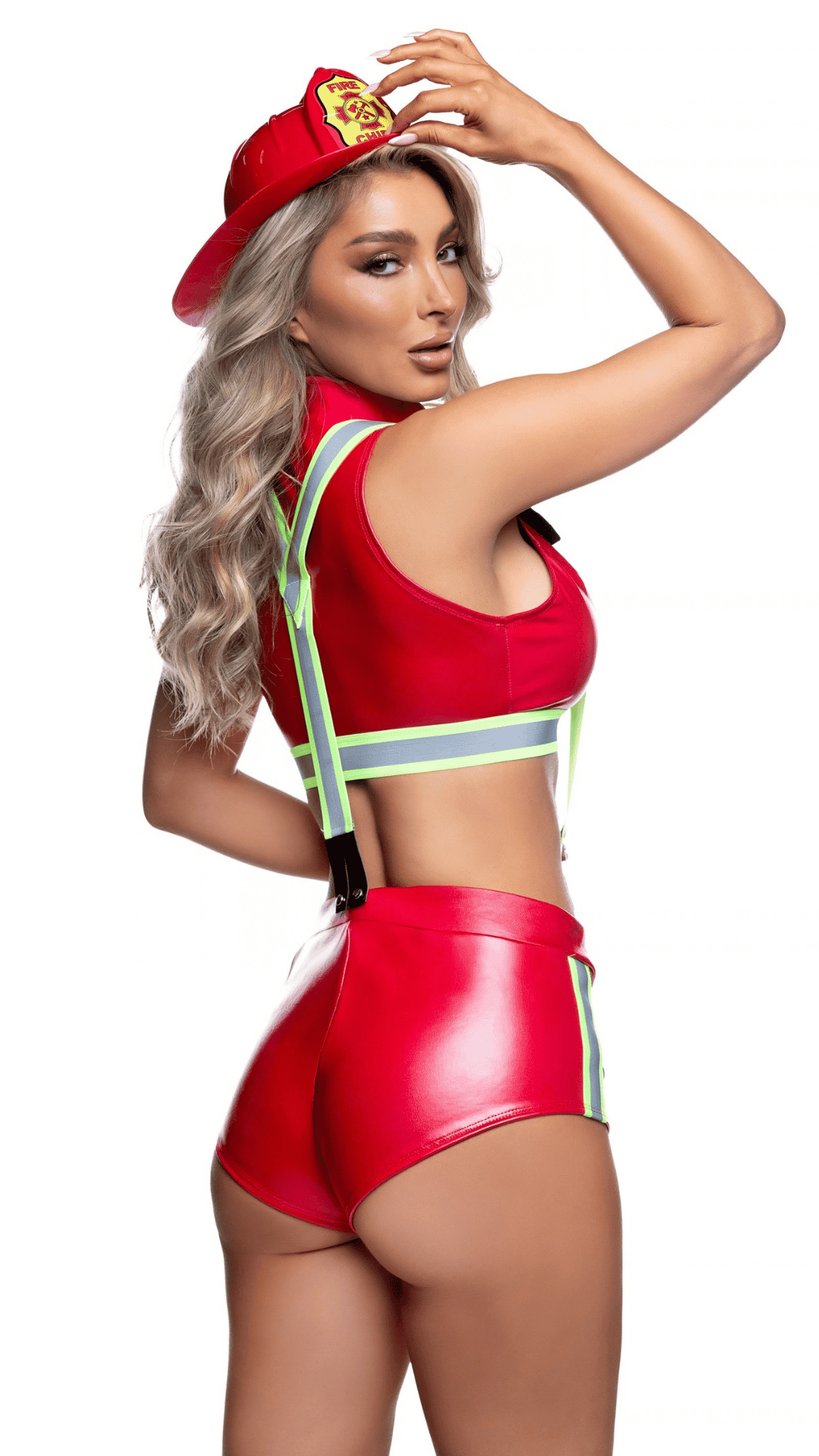 Inferno’s Desire Costume back view with reflective straps