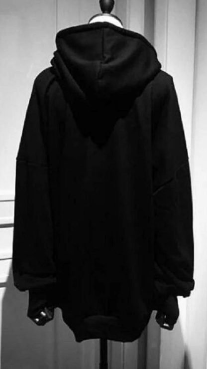 Naughty Kitten Clothing Japanese Printed Casual Hoodie Rear View Gothic Alternative Fashion