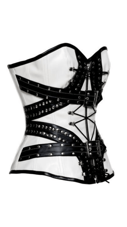 Naughty Kitten Jette Deluxe Punk Corset Side View