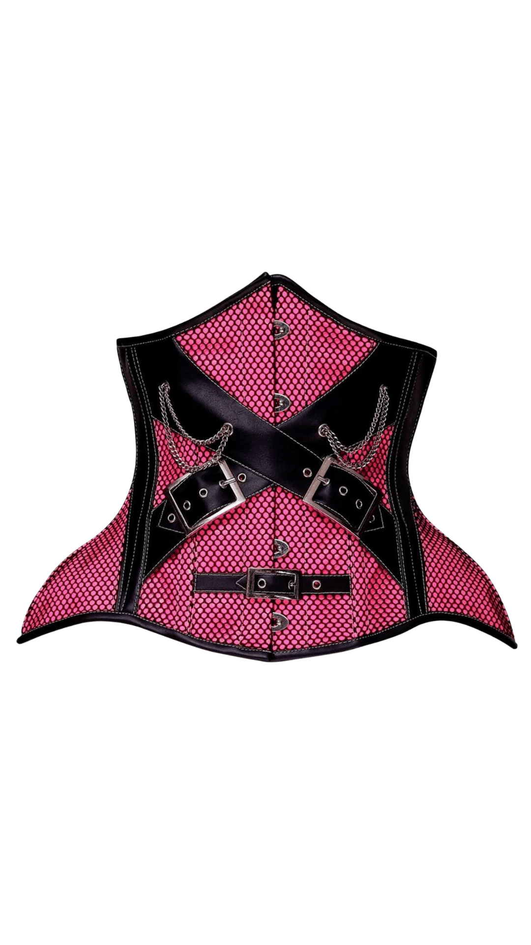 Naughty Kitten Clothing Kitten Candy Diamond Corset Front View