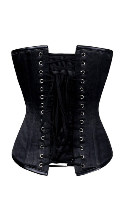 Naughty Kitten Clothing Kitten Luci-Purr Gothic Corset Back View 