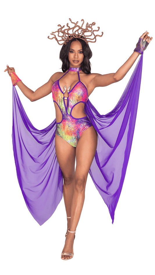 Naughty Kitten Clothing Mesmerizing Medusa Costume Front View Halloween Costume