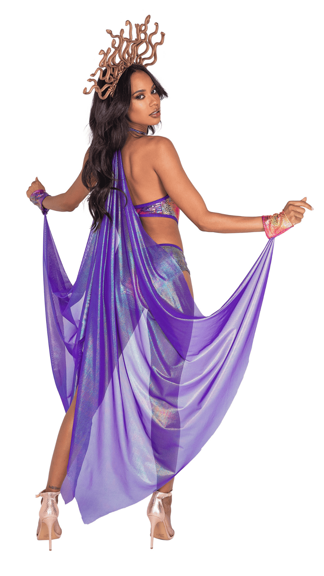 Naughty Kitten Clothing Mesmerizing Medusa Costume Rear View Halloween Costume