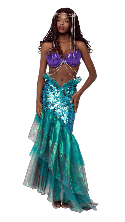 Naughty Kitten Clothing Mesmerizing Mermaid Costume Front View Halloween Costume