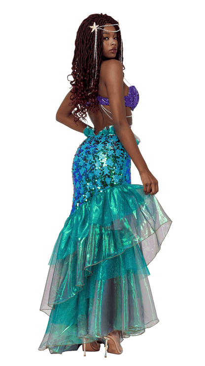 Naughty Kitten Clothing Mesmerizing Mermaid Costume Rear View Halloween Costume