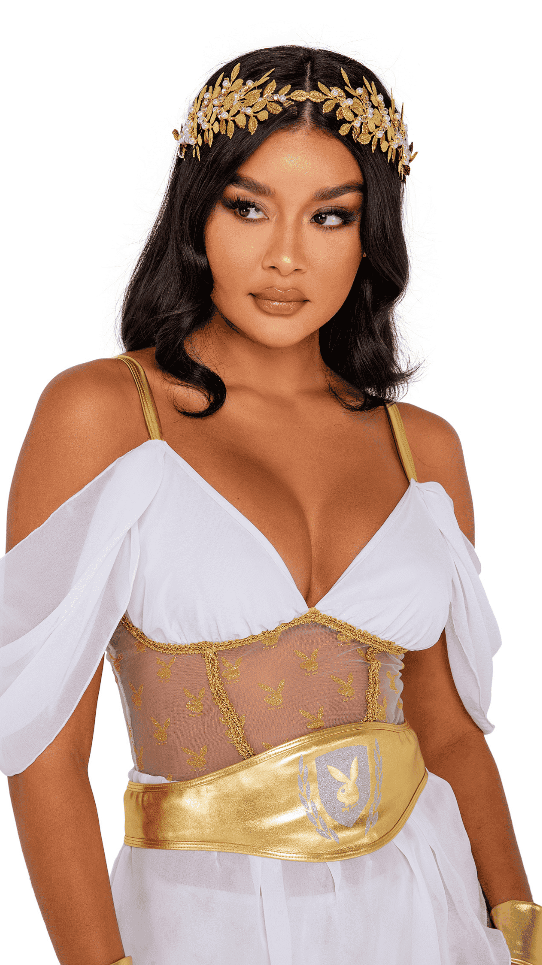 Naughty Kitten Clothing Playboy Goddess Costume Front View Playboy Costume