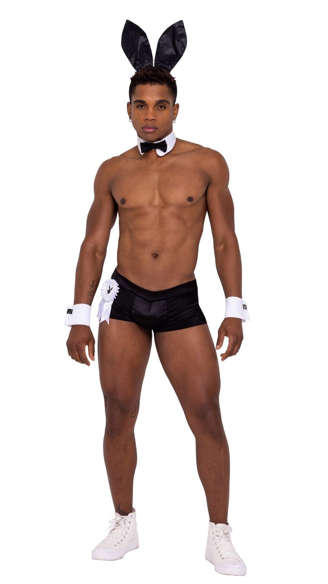 Naughty Kitten Clothing Playboy Hunky Playmate Costume Front View Men's Playboy Costume