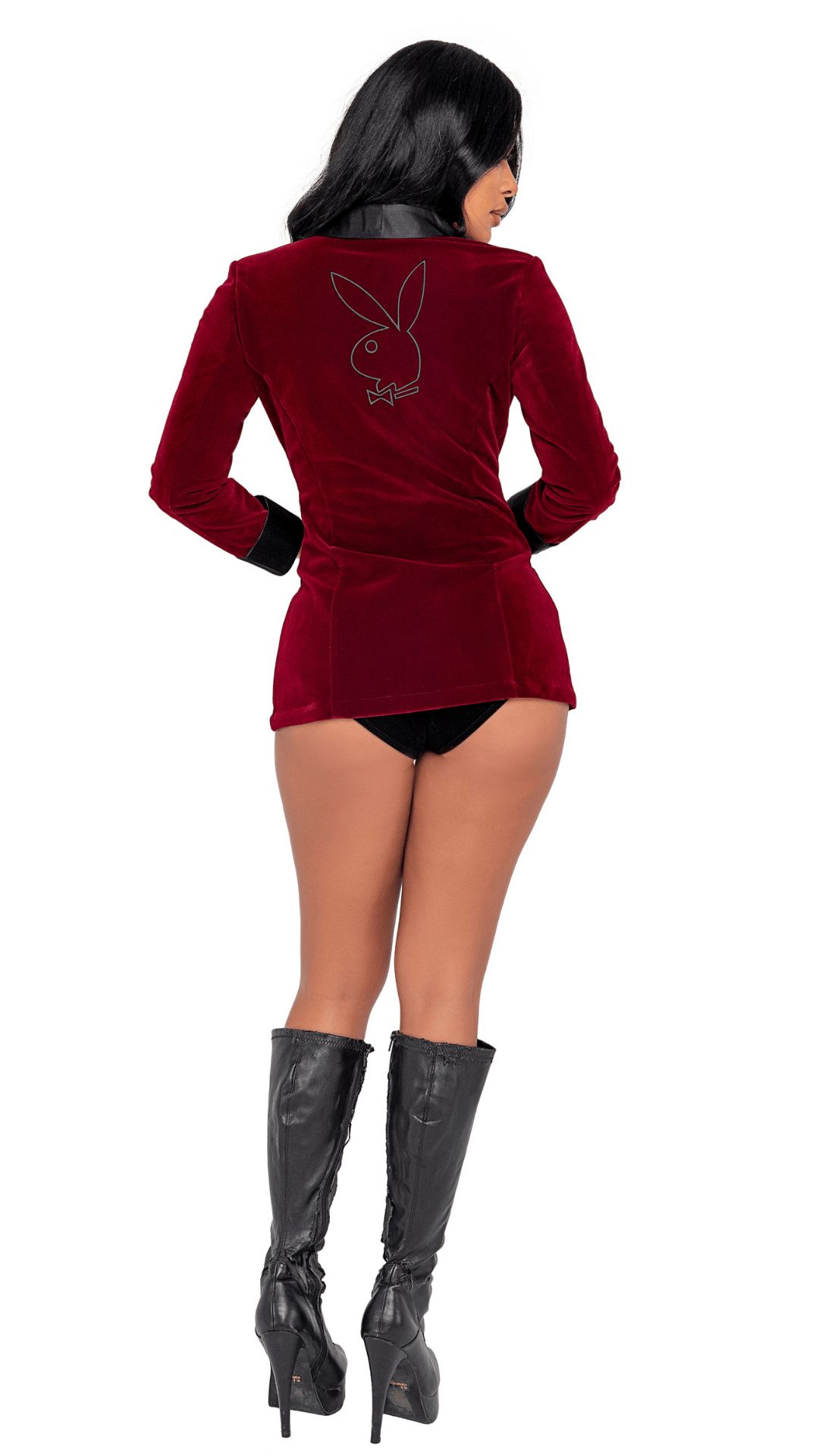 Naughty Kitten Clothing Playboy Smoke Lounge Madam Costume Rear View Playboy Costume