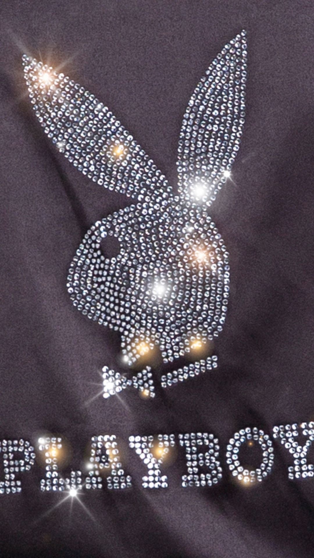 Naughty Kitten Clothing Playboy Sparkling Bunny Robe Logo View Playboy Lingerie