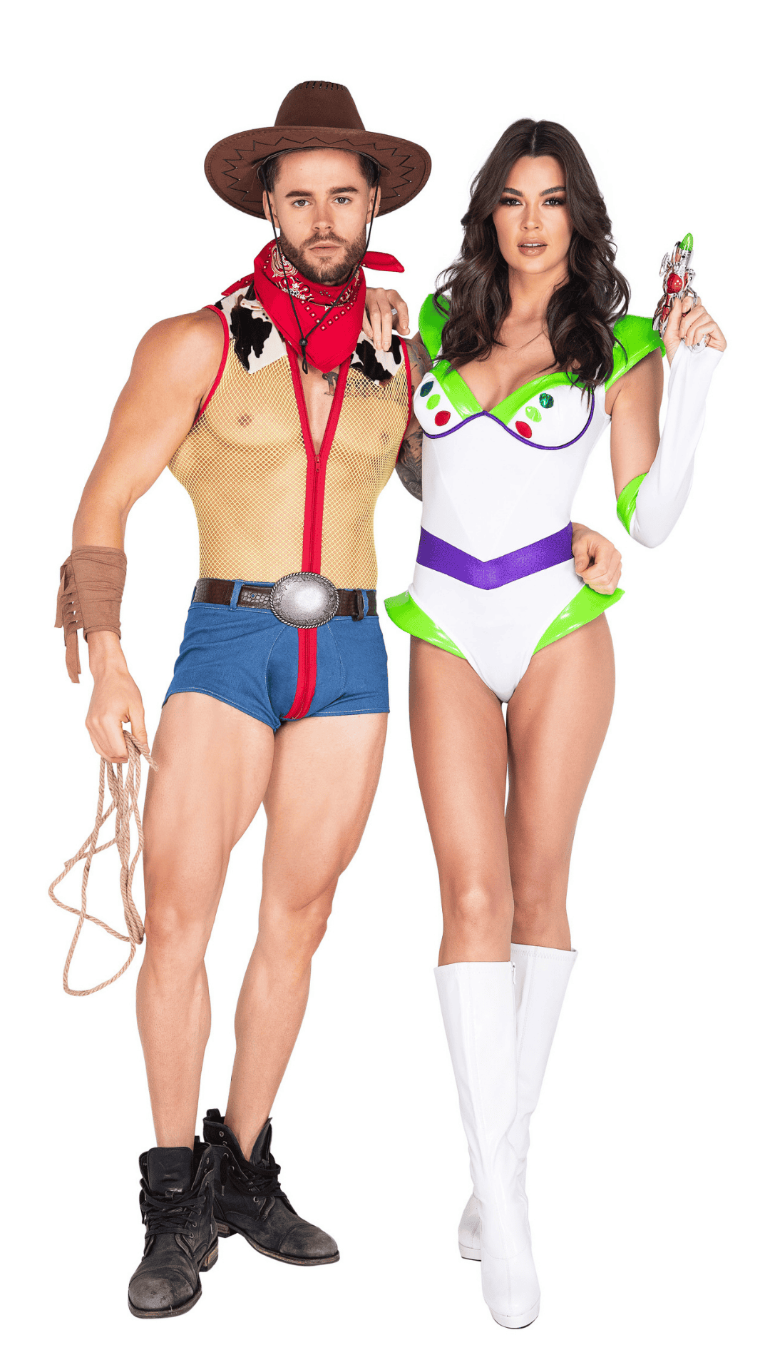 Naughty Kitten Clothing Playful Sheriff Men’s Costume Front View Halloween Costume