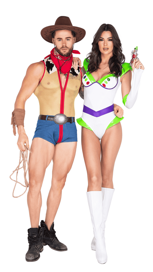 Naughty Kitten Clothing Playful Sheriff Men’s Costume Front View Halloween Costume