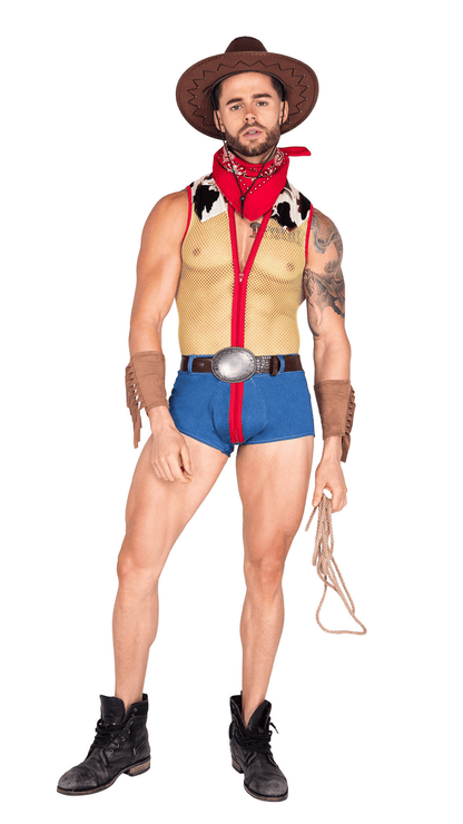 Naughty Kitten Clothing Playful Sheriff Men’s Costume Front View Halloween Costume