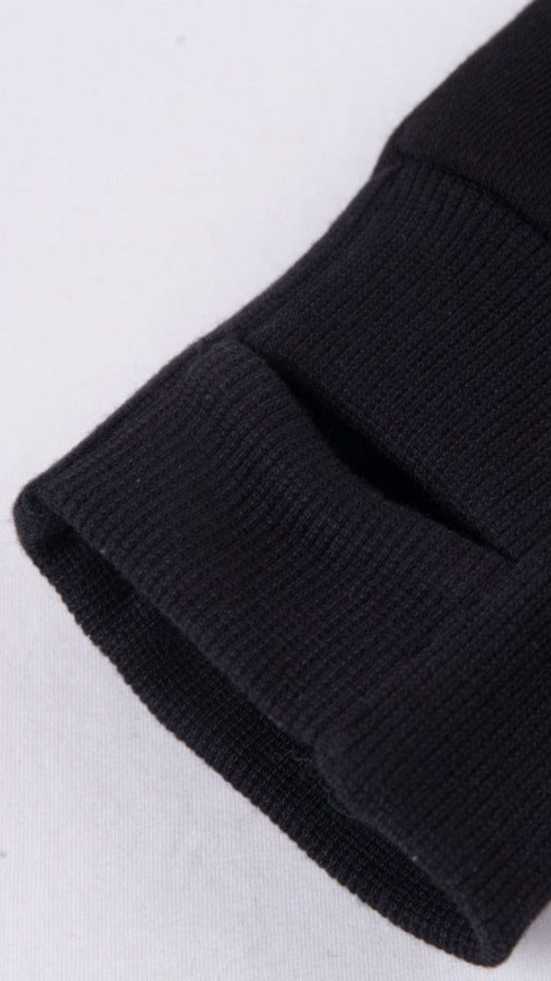 Naughty Kitten Clothing Punk Suspender Black Cropped Hoodies Close Up View Model Alternative Gothic 
Women's Fashion