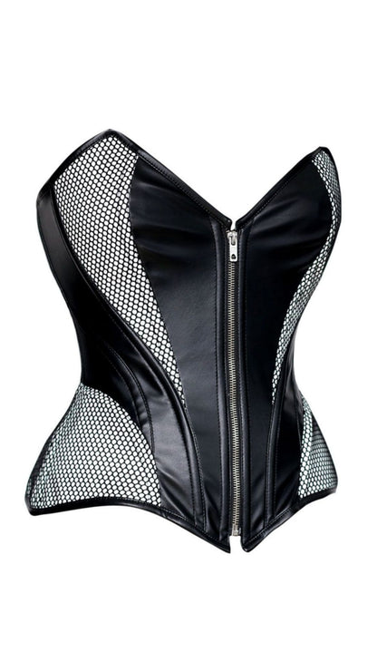 Naughty Kitten Ramona Contour Corset Side View