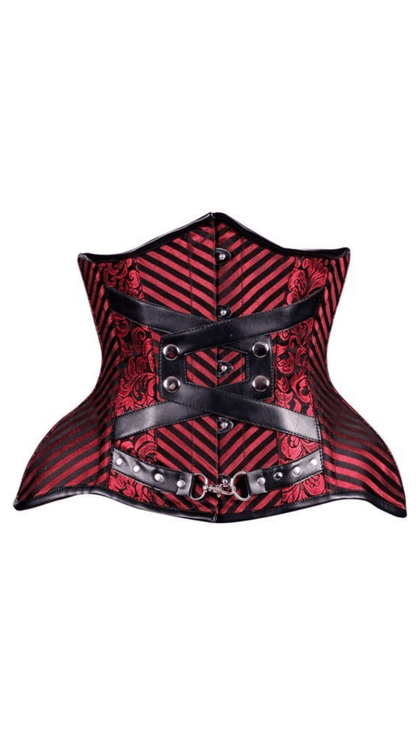 Naughty Kitten Clothing Raquel Deluxe Under Bust Corset Front View Front View