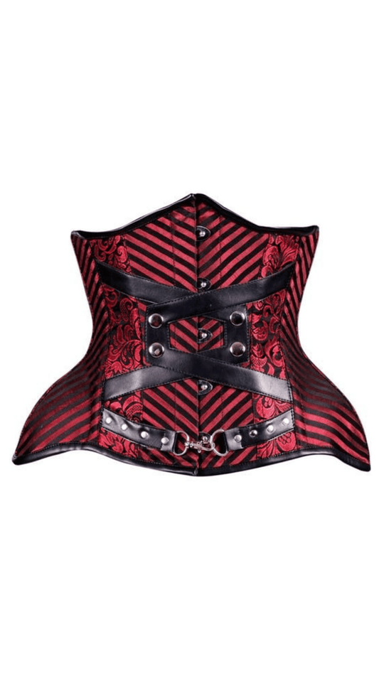 Naughty Kitten Clothing Raquel Deluxe Under Bust Corset Front View Front View