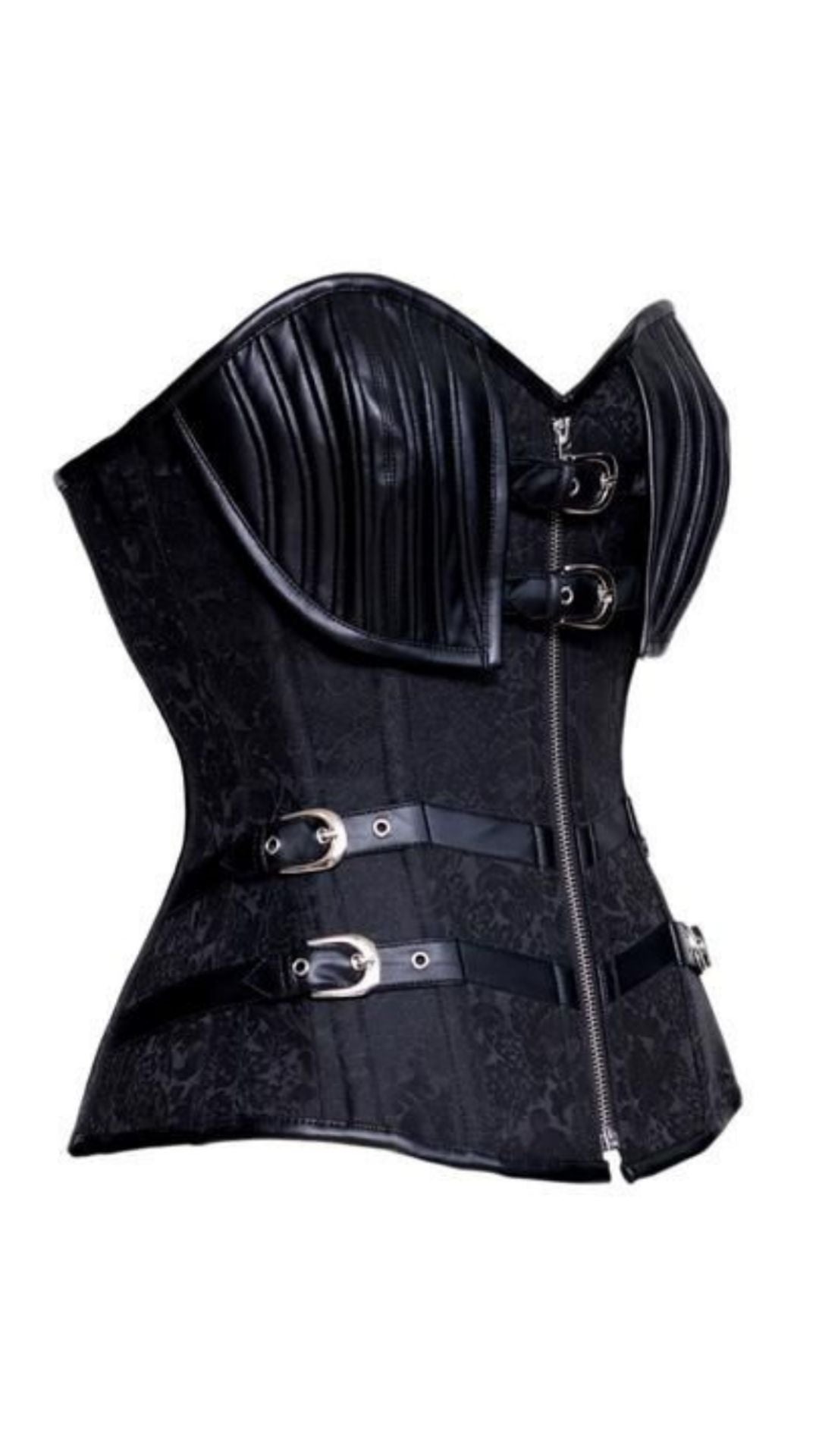 Naughty Kitten Salina Steel Boned Corset Side View