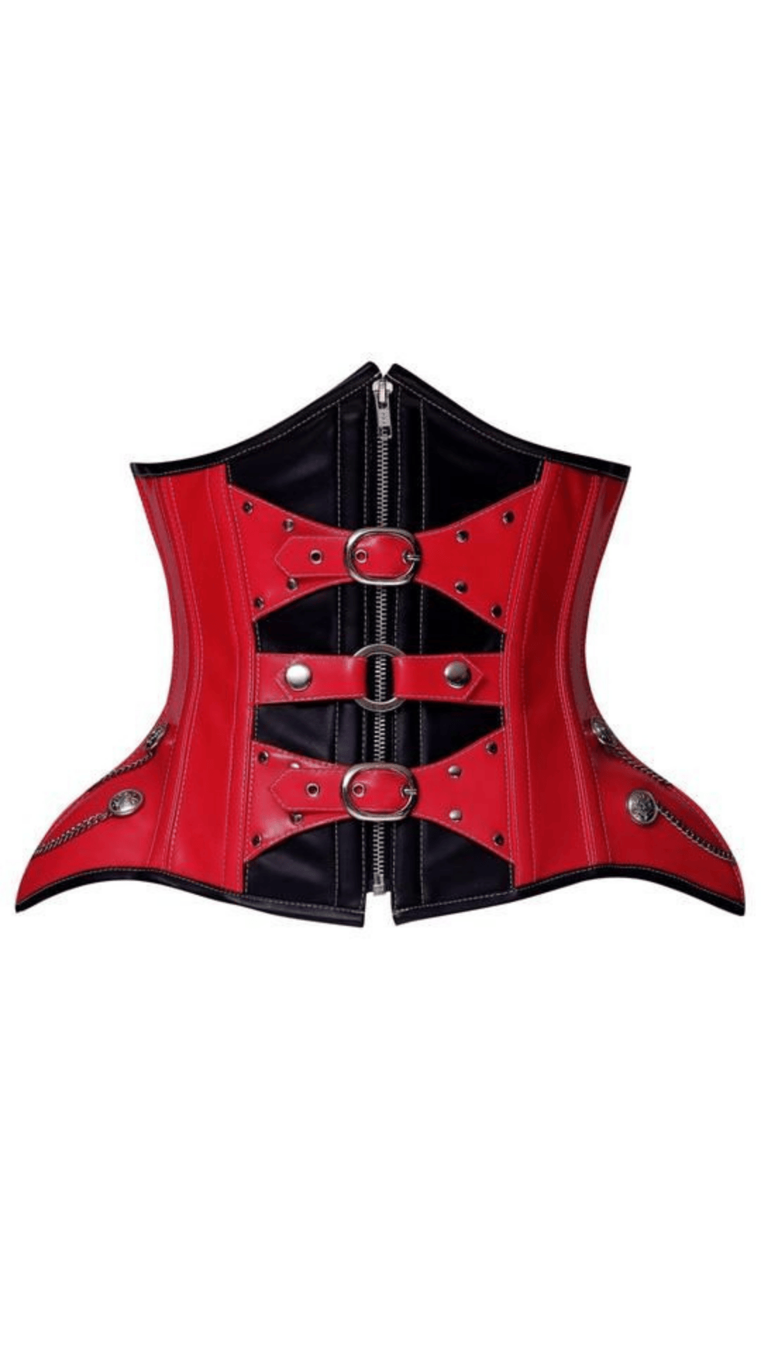 Naughty Kitten Scarlett Contour Under-bust Corset Front View