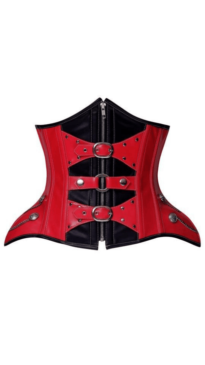 Naughty Kitten Scarlett Contour Under-bust Corset Front View