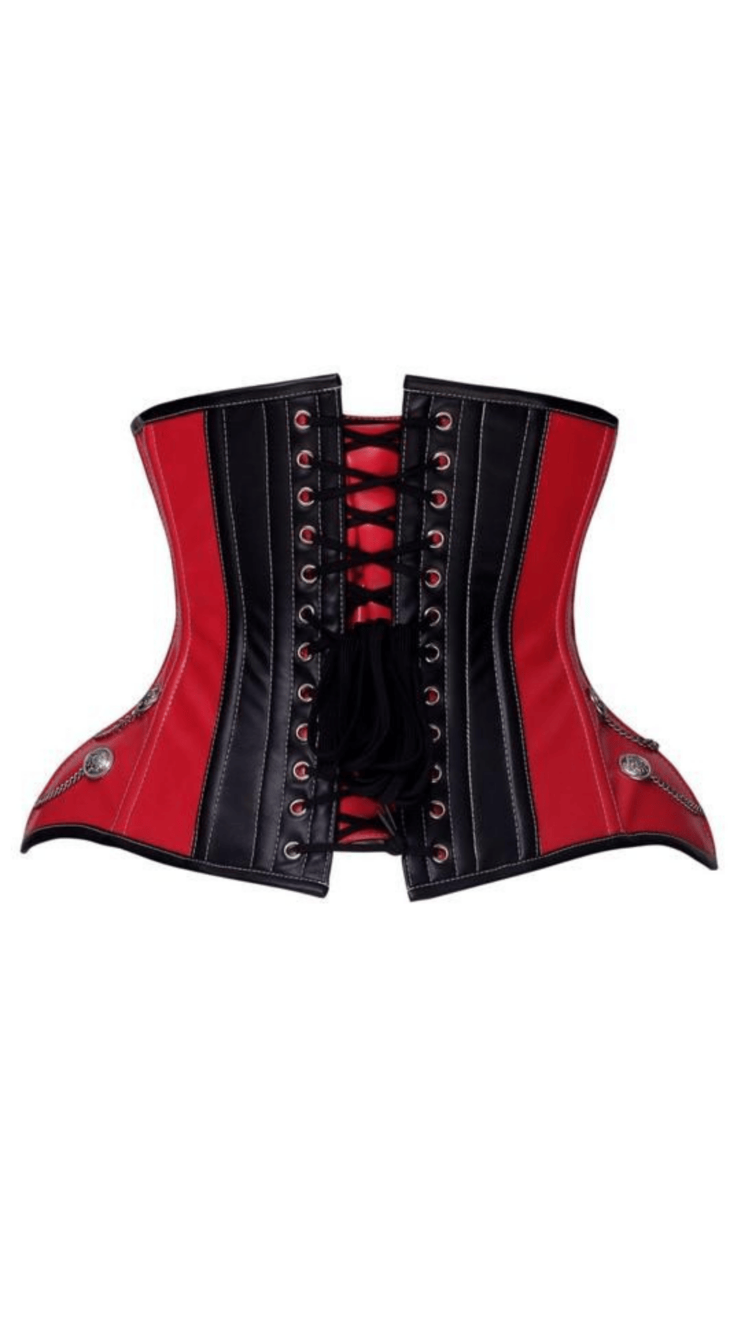 Naughty Kitten Scarlett Contour Under-bust Corset Rear View