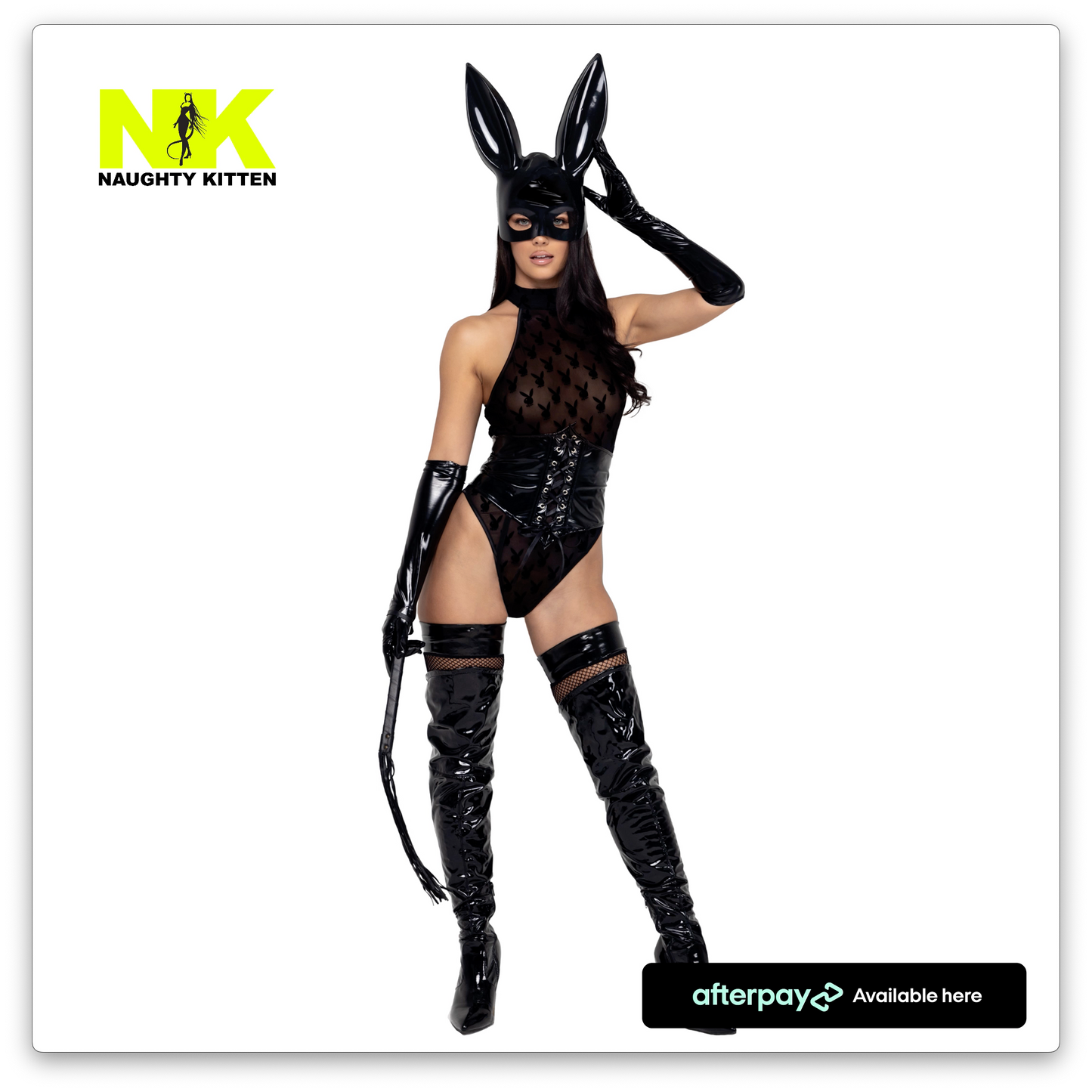 Naughty Kitten Clothing After Hours Playboy Costume Front View Playboy Costume