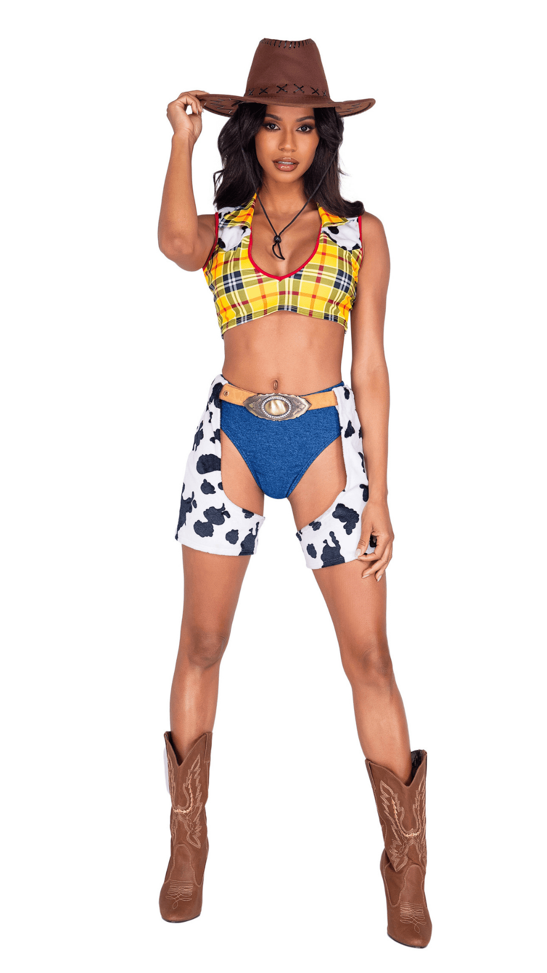 Naughty Kitten Clothing Sheriff Cutie Costume Front View Halloween Costume