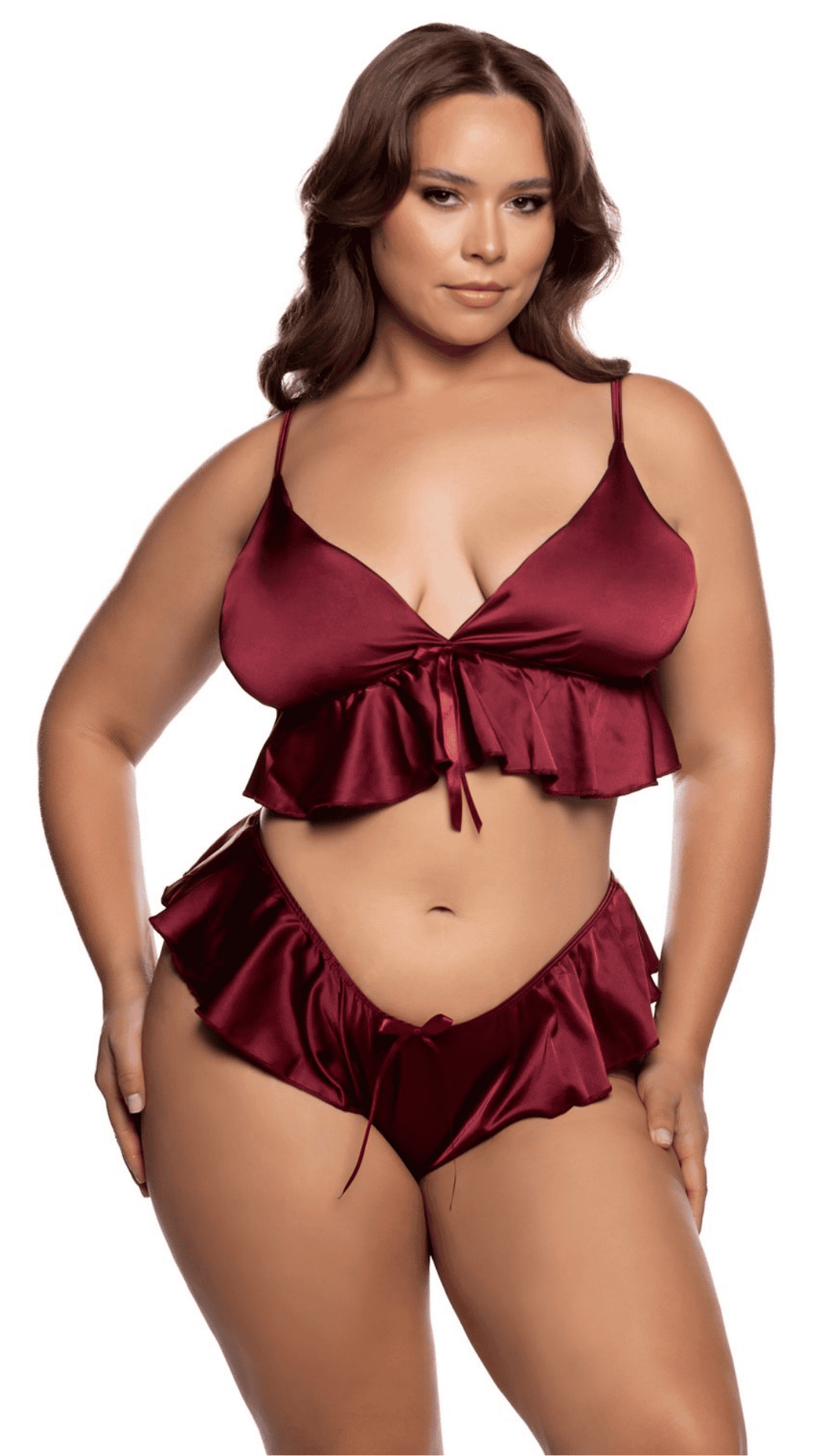 Conjunto de satén Sweet Flutter