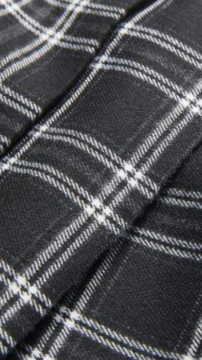 Naughty Kitten Clothing  Tartan & Starr Punk Skirt  Close Up View Gothic Alternative Women's fashion