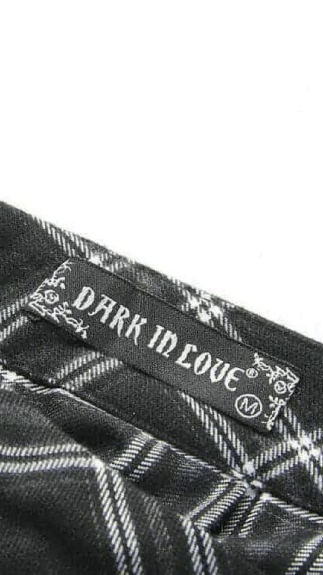 Naughty Kitten Clothing  Tartan & Starr Punk Skirt  Close Up View Gothic Alternative Women's fashion