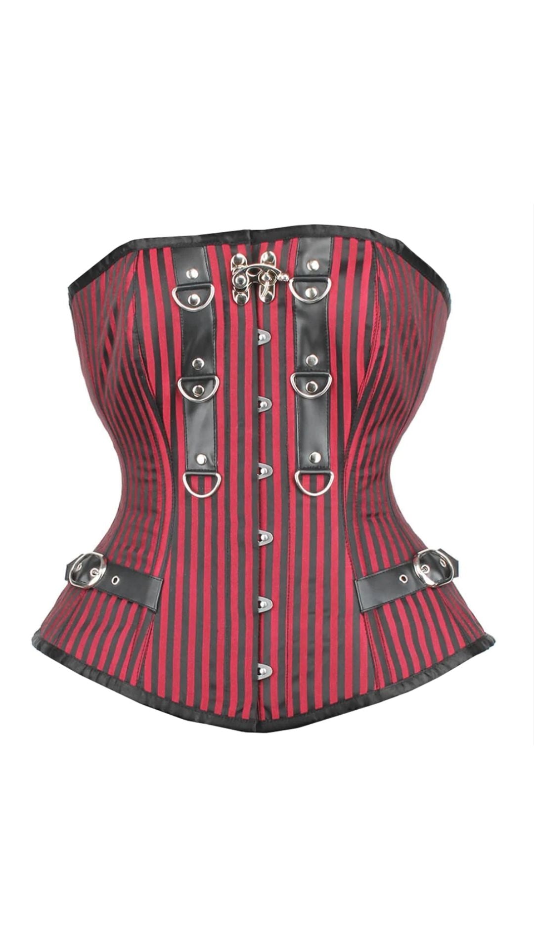 Naughty Kitten Clothing The Impalers Embrace Corset Front View  Over-bust Corset