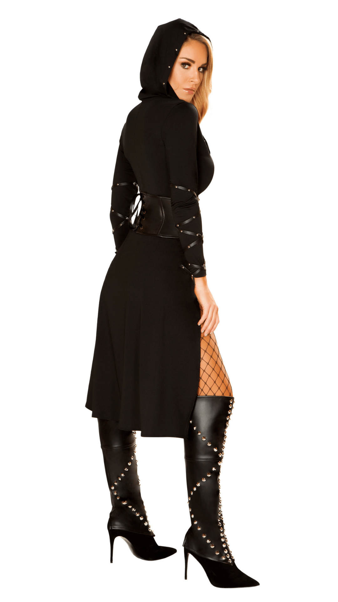 Naughty Kitten Clothing The Queen's Assassin Costume Rear View Halloween Costume