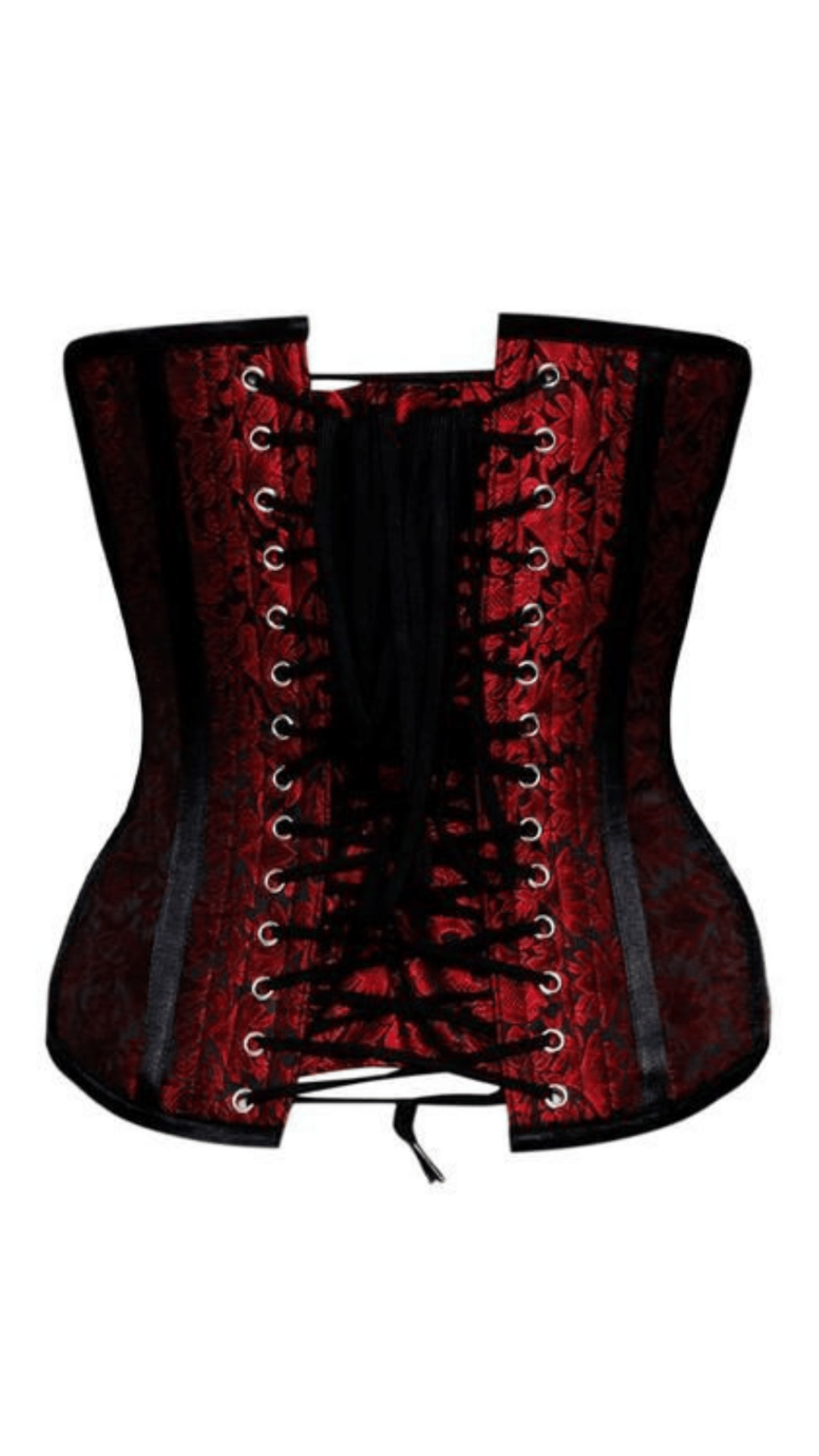 Naughty Kitten Trinity White Dragon Corset Rear View