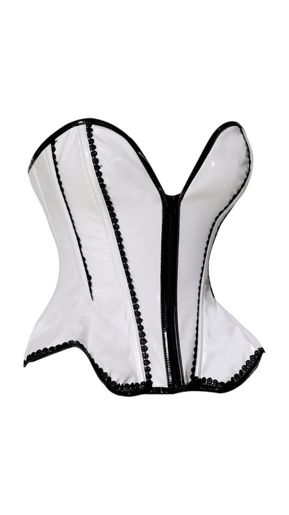 Naughty Kitten Veronica PVC Contour Corset Side View