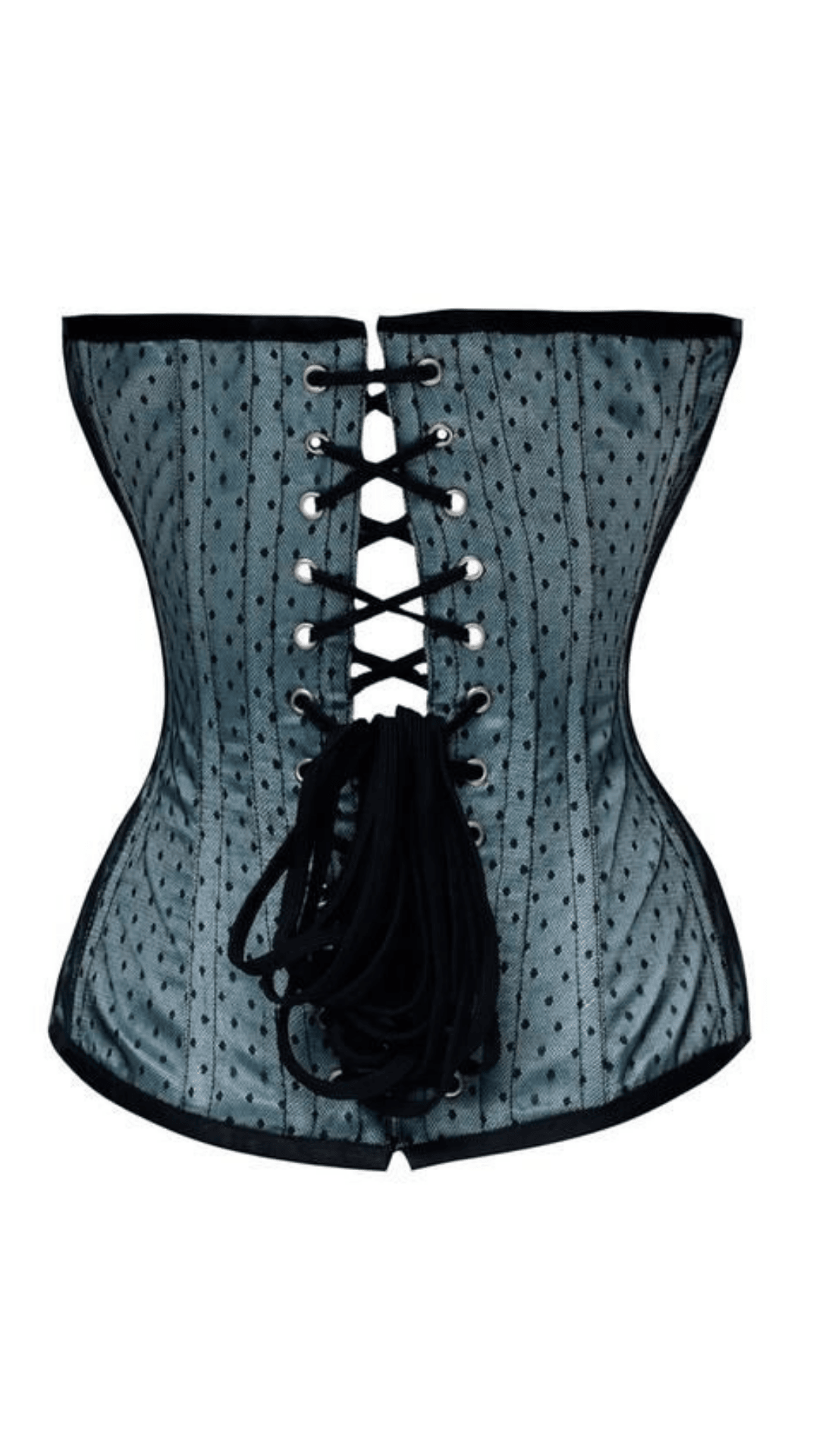 Naughty Kitten Clothing Vivian Sweetheart Corset Rear View